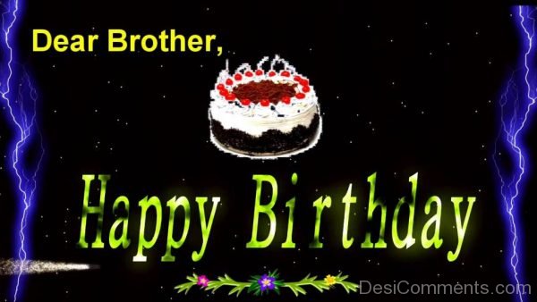 Dear Brother Happy Birthday