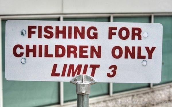 Fishing For Children Only Limit 3