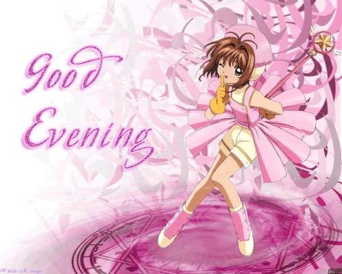 Good Evening With Sparkling Image