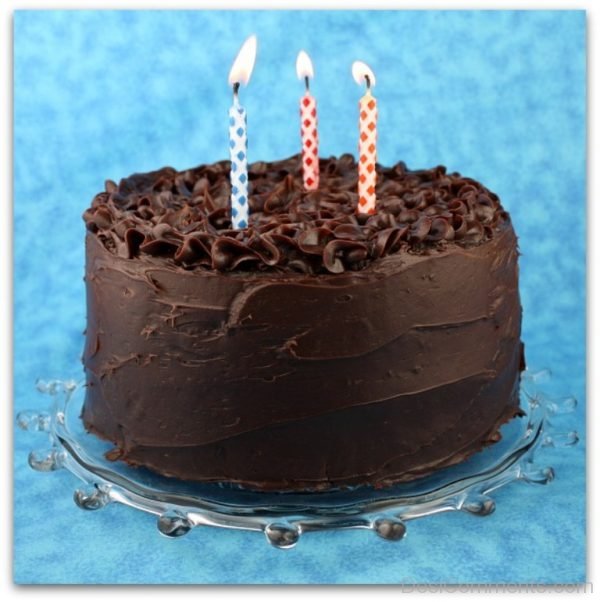 Happy Birthday Dear With Chocolate Cake