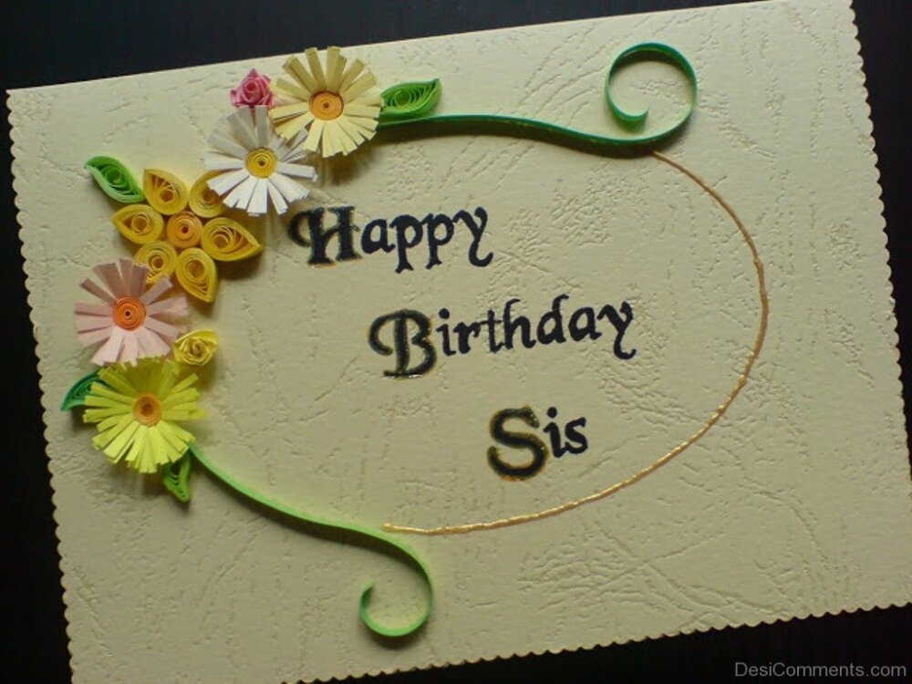 Happy Birthday Sister Image - DesiComments.com