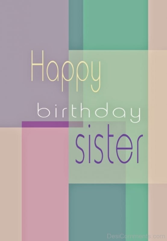 Happy Birthday Sister Photo