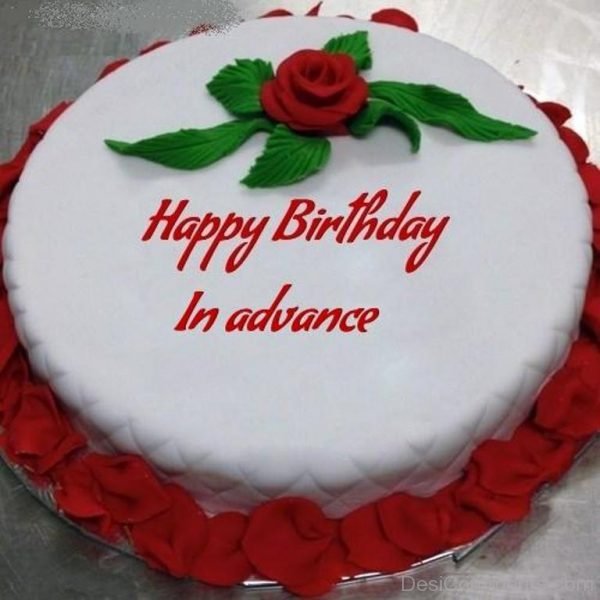 Happy Birthday With Cake Photo