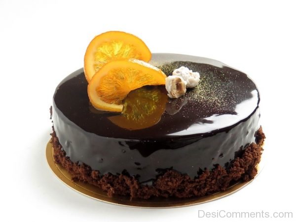 Happy Birthday With Chocolate Cake