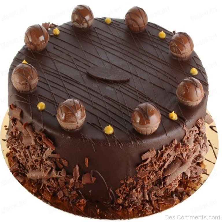 Happy Birthday With Chocolate Cake – Nice Picture ...