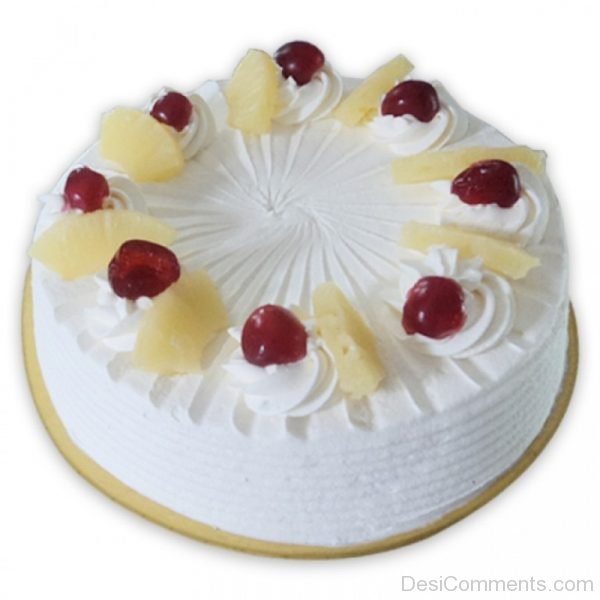 Happy Birthday With Pineapple Cake