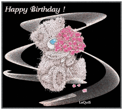 Happy Birthday With Teddy Bear