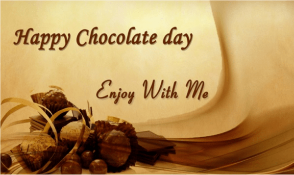 Happy Chocolate Day Enjoy With Me