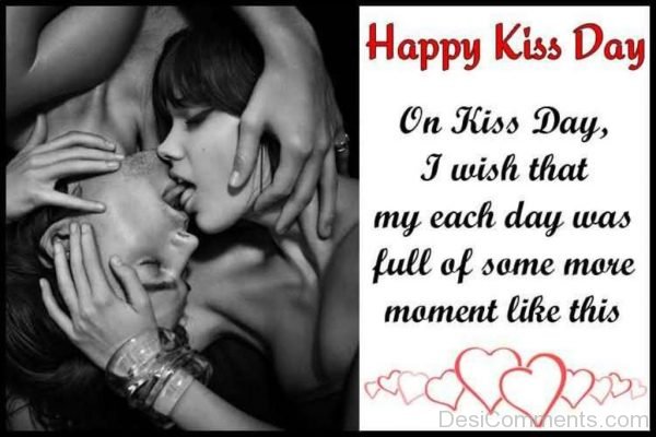 Happy Kiss Day On Kiss Day