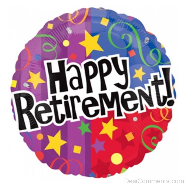 Happy Retirement – Balloon Image