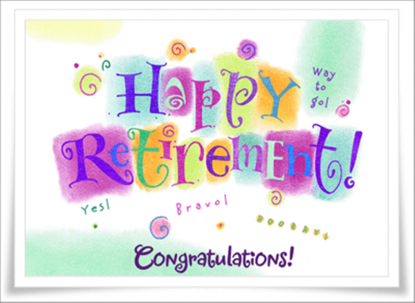 Happy Retirement – Congratulation