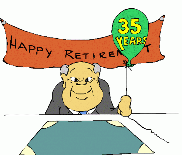 Happy Retirement Wishes Clip Art