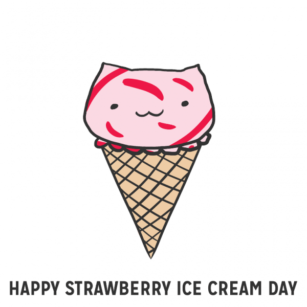 Happy Strawberry Ice Cream Day
