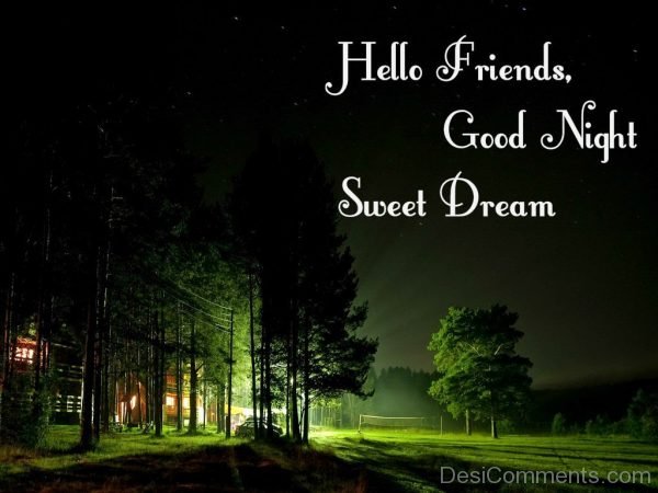 Hello Friends Good Night Sweet Dream