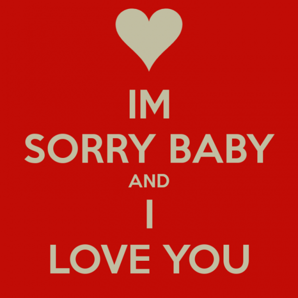 I Am Sorry Baby And I Love You