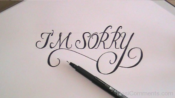 I Am Sorry Photo