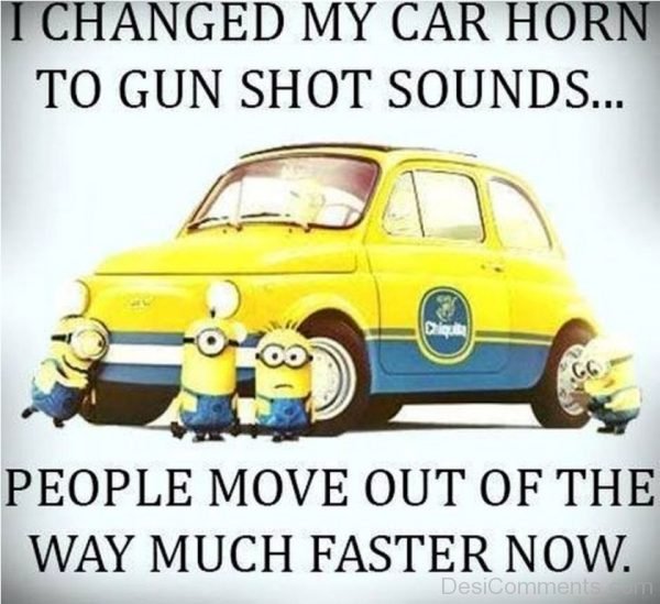 I Changed My Car Horn To Gun Shot Sounds