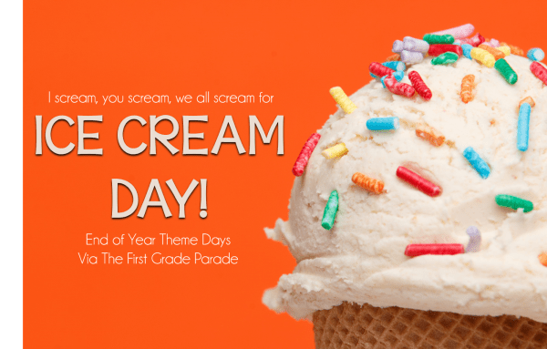 I Scream You Scream We All Scream For Ice Cream Day