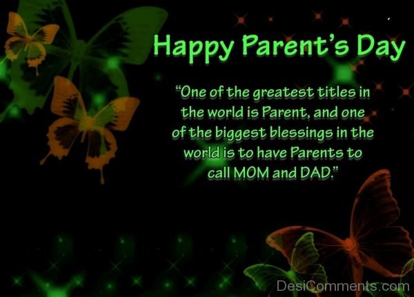 Image Of Happy Parents Day