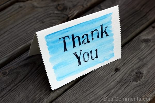 Image Of Thank You Card