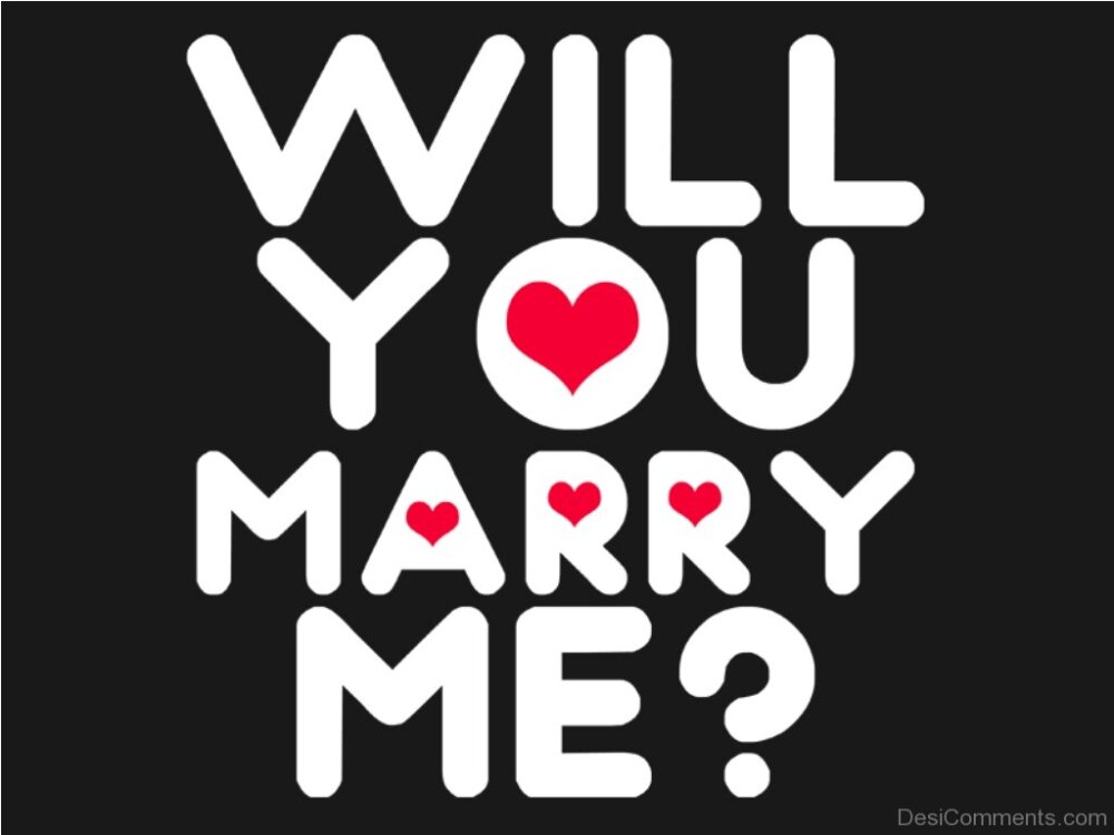 Image Of Will You Marry Me.