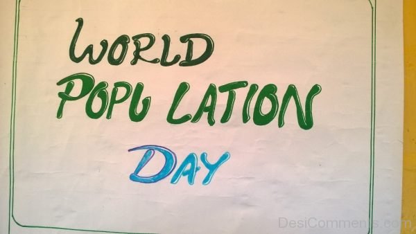 Image Of World Population Day