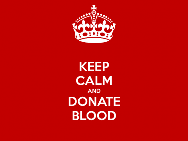 Keep Calm And Donate Blood