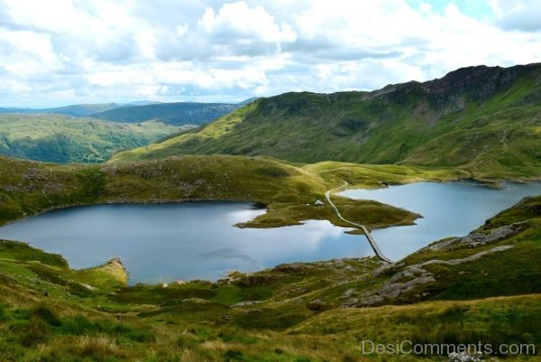 Landscape Snowdonia Wales National Park