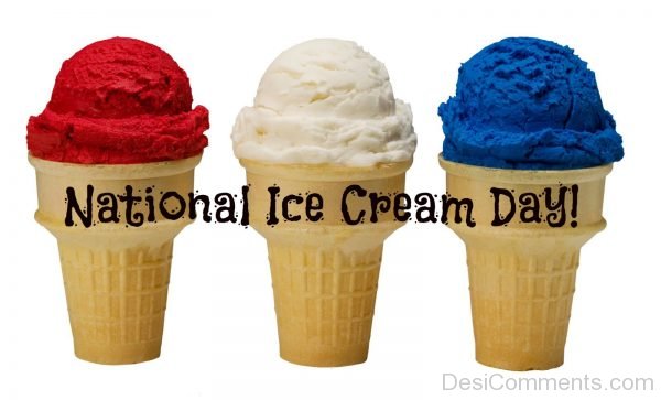 Lovely National Ice Cream Day Pic