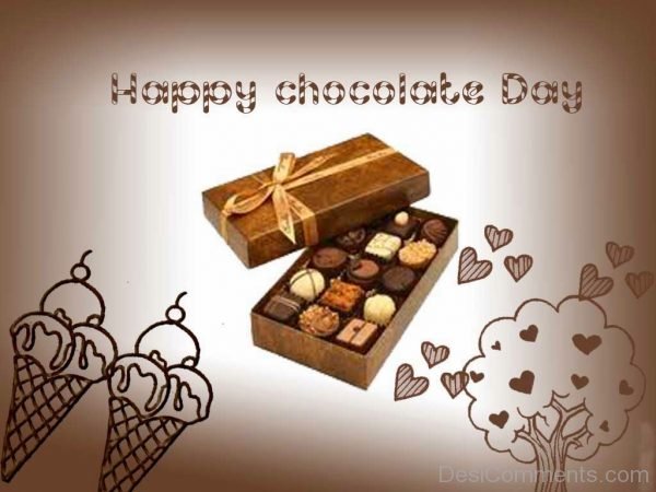 Lovely Pic Of Chocolate Day