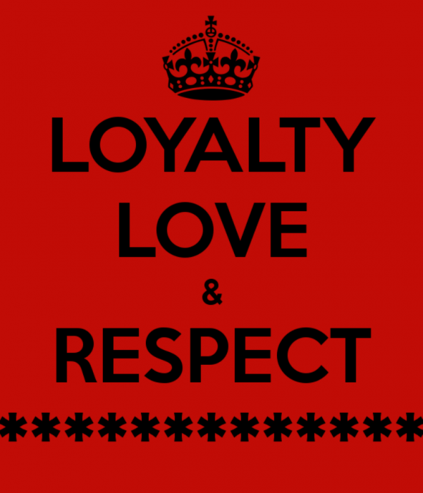 Loyalty Love And Respect