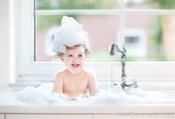 Magnificent Pic Of Bubble Bath Day