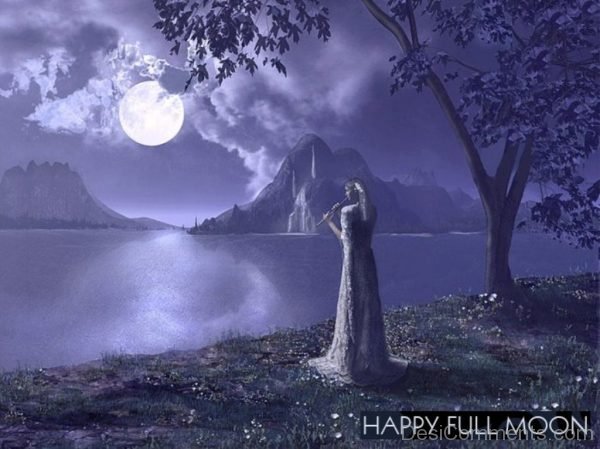 Magnificent Pic Of Full Moon Day