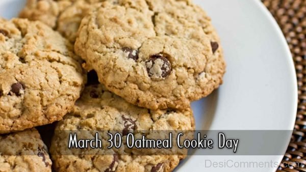 March 30 Oatmeal Cookie Day
