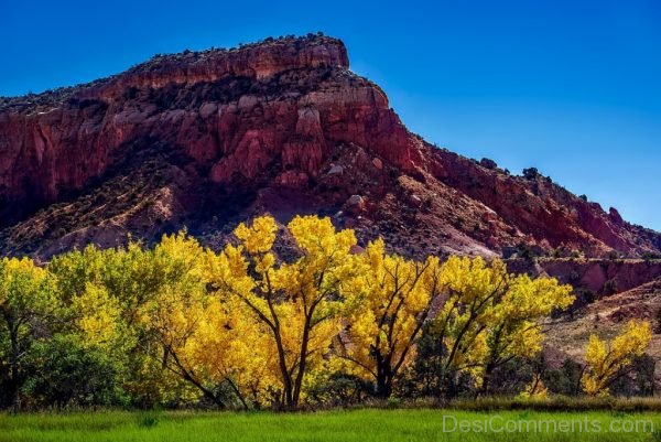 New Mexico Fall Autumn Colorful Mountains