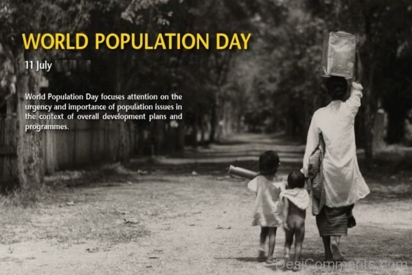 World Popullation Day - 11 July