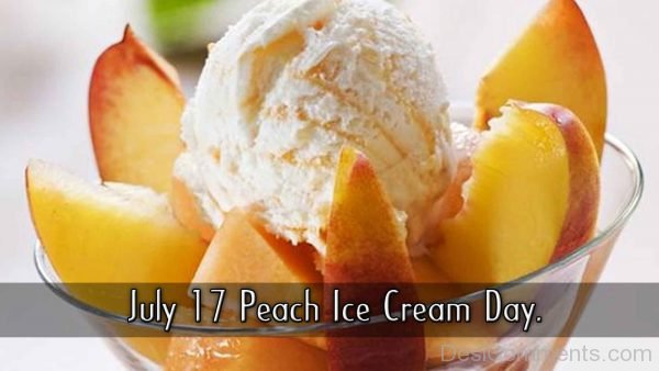 Peach Ice Cream Day