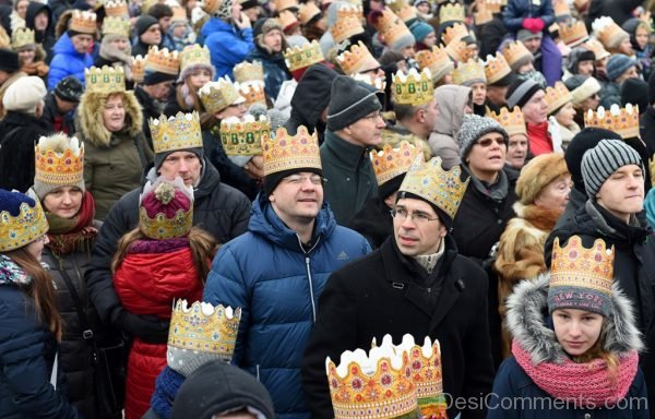 People Celebrating Epiphany Image