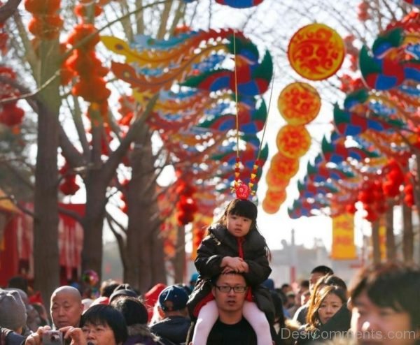 People Celebrating Spring Festival Photo