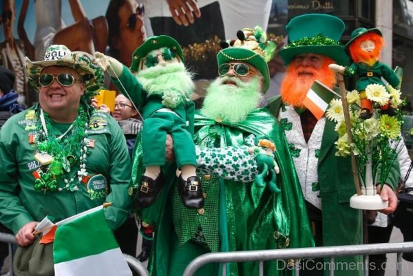 People Celebrating St. Patrick’s Day