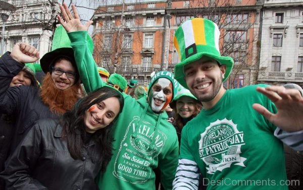 People Enjoy Happy Saint Patrick’s Day