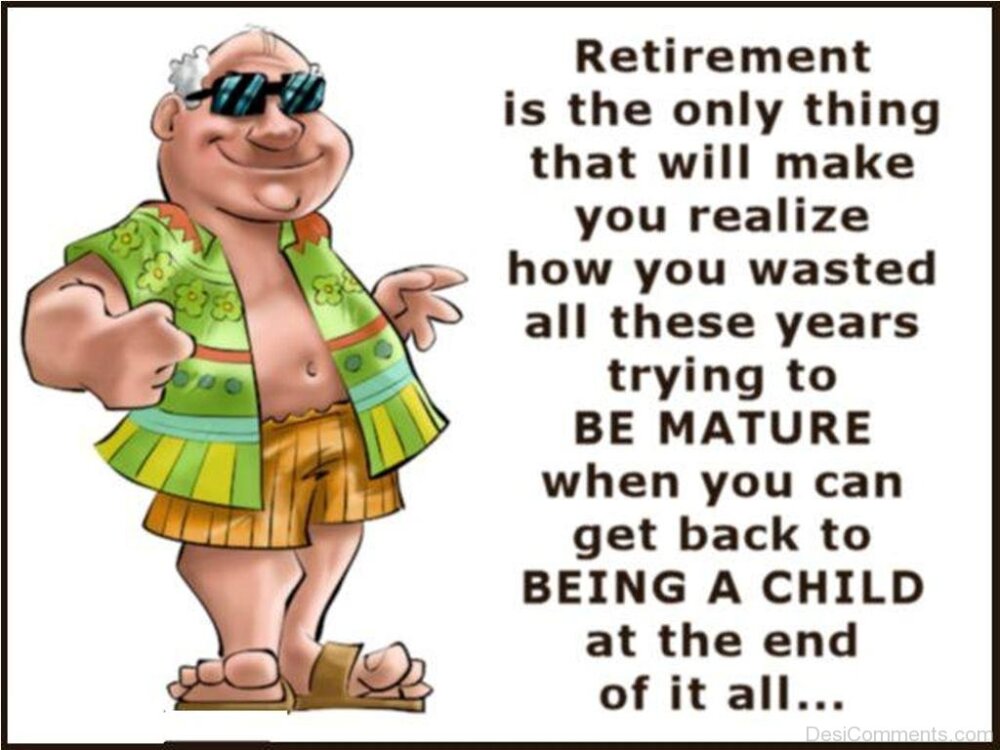 Retirement Is The Only Thing Desi Comments