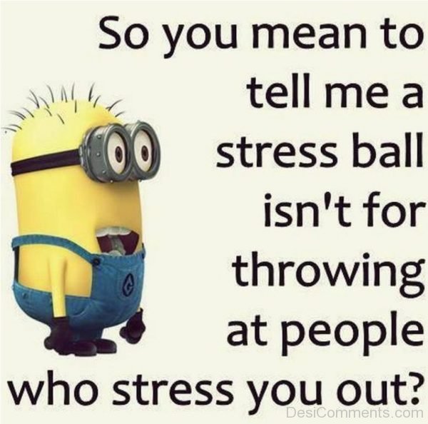 So You Mean To Tell Me A Stress Ball