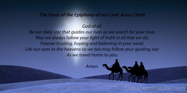 The Feast Of The Epiphany Of Our Lord Jesus Christ