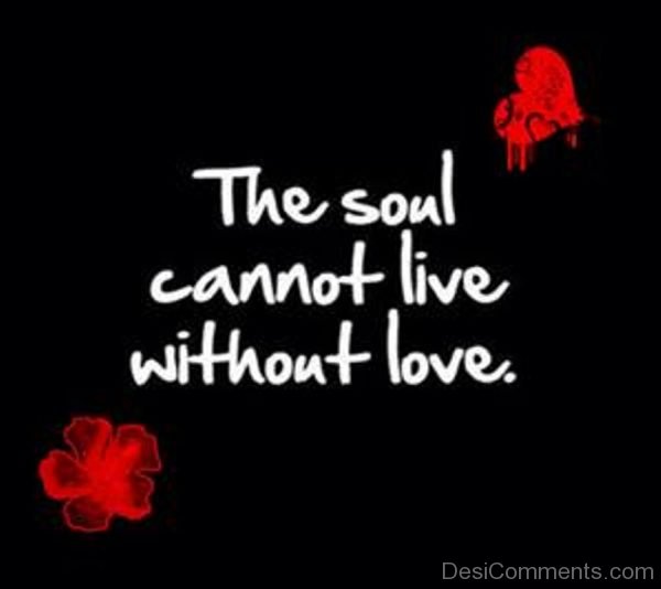 The Soul Cannot Live Without Love