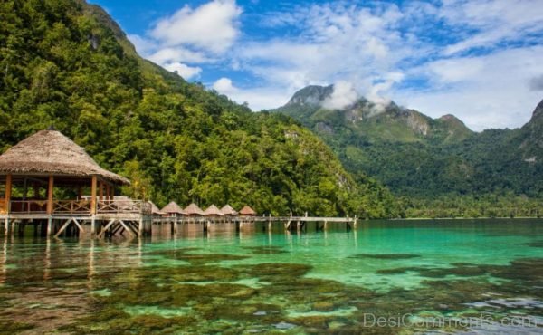 The stunning Ora Beach on the stunning Maluku Islands