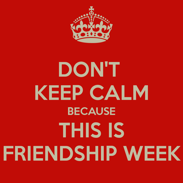 This Is Friendship Week
