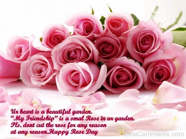 Ur heart is A Beautiful garden