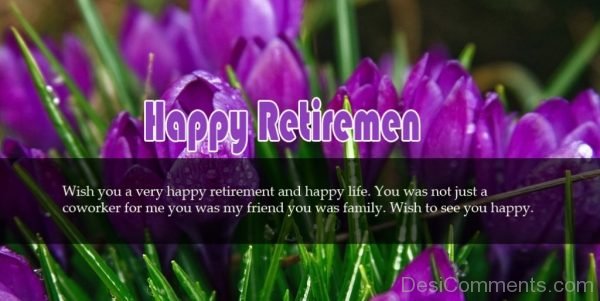 Wish You A Very Happy Retirement