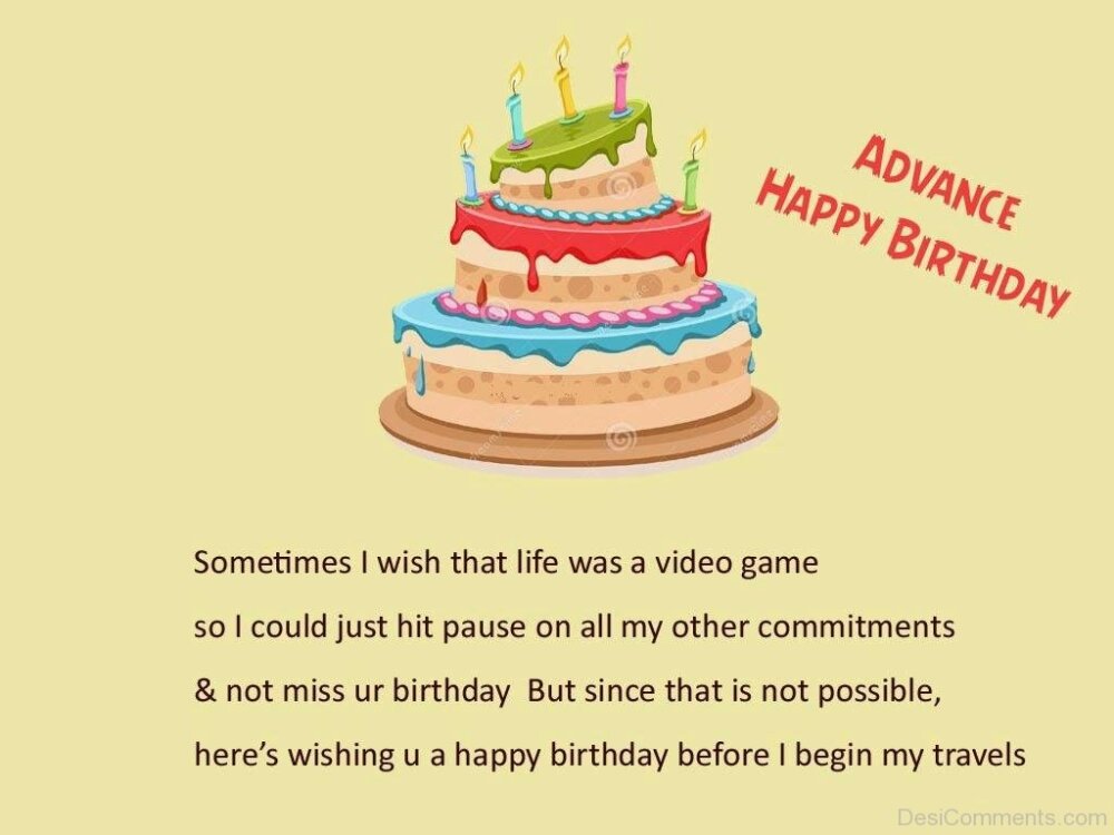 Wishing You A Happy Birthday - DesiComments.com